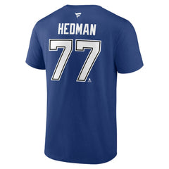 Victor Hedman Tampa Bay Lightning Fanatics Authentic Stack Name & Number T-Shirt - NHL T-shirts