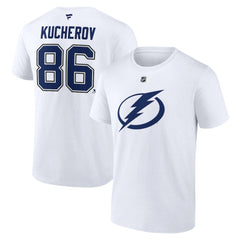 Nikita Kucherov Tampa Bay Lightning Fanatics Authentic Stack Name & Number T-Shirt - NHL T-shirts