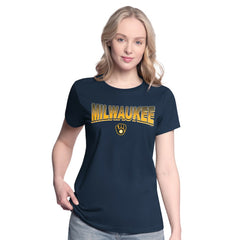 Milwaukee Brewers G-III 4Her by Carl Banks Women's T-Shirt and Hoodie Combo Pack - MLB Hoodies