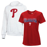 Philadelphia Phillies G-III 4Her by Carl Banks Women's T-Shirt and Hoodie Combo Pack - MLB Hoodies