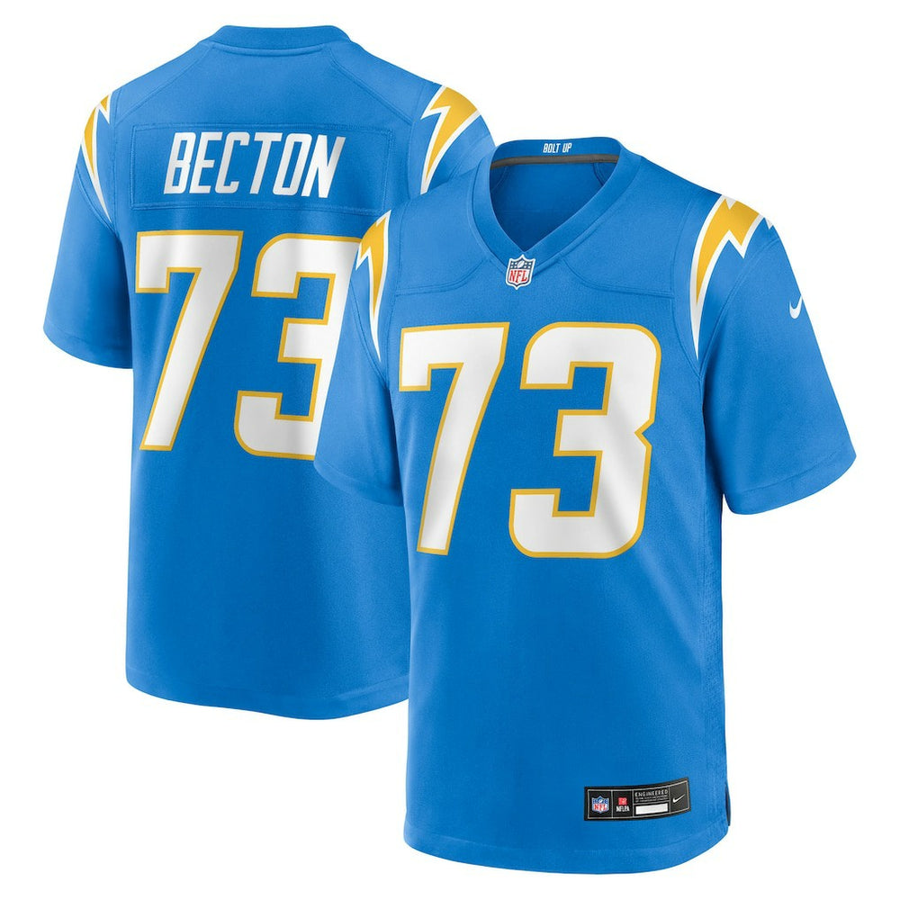 Los Angeles Chargers Mekhi Becton Team Game Jersey | NFL On sale