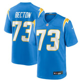 Los Angeles Chargers Mekhi Becton Team Game Jersey | NFL On sale