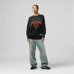 Chicago Bears Women's Delineate Mineral Wash Crewneck Sweatshirt | NFL Outlet