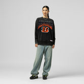Cincinnati Bengals Women's Delineate Mineral Wash Crewneck Sweatshirt | NFL US