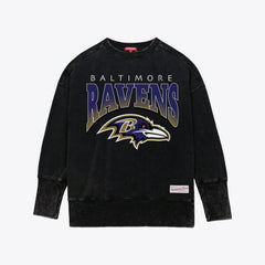 Baltimore Ravens Women's Delineate Mineral Wash Crewneck Sweatshirt | NFL Near me
