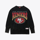 San Francisco 49ers Women's Delineate Mineral Wash Crewneck Sweatshirt | NFL Near me