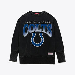 Indianapolis Colts Women's Delineate Mineral Wash Crewneck Sweatshirt | NFL Near me