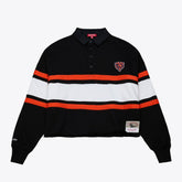 Chicago Bears Women's Cropped Long Sleeve Rugby Polo | NFL US