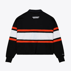 Chicago Bears Women's Cropped Long Sleeve Rugby Polo | NFL US