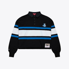 Detroit Lions Women's Cropped Long Sleeve Rugby Polo | NFL Hot