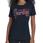 Cleveland Guardians Starter Women's Groovy Script Team Fitted T-Shirt - MLB T-shirts