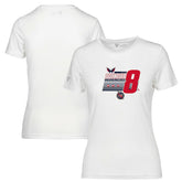 Alexander Ovechkin Washington Capitals Levelwear Women's NHL All-Time Leading Goal Scorer Milestone Stripes Name & Number Maddox T-Shirt - NHL T-shirts