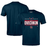 Alexander Ovechkin Washington Capitals Levelwear NHL All-Time Leading Goal Scorer Milestone Stars Name & Number Richmond T-Shirt - NHL T-shirts