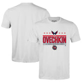 Alexander Ovechkin Washington Capitals Levelwear NHL All-Time Leading Goal Scorer Milestone Stars Name & Number Richmond T-Shirt - NHL T-shirts