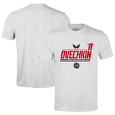 Alexander Ovechkin Washington Capitals Levelwear NHL All-Time Leading Goal Scorer Milestone Name & Number Richmond T-Shirt - NHL T-shirts