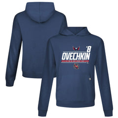 Alexander Ovechkin Washington Capitals Levelwear NHL All-Time Leading Goal Scorer Milestone Name & Number Relay Pullover Hoodie - NHL Hoodies