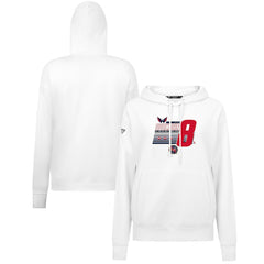 Alexander Ovechkin Washington Capitals Levelwear Women's NHL All-Time Leading Goal Scorer Milestone Stripes Name & Number Adorn Pullover Hoodie - NHL Hoodies