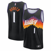 Black Devin Booker Phoenix Suns 2025/26 City Edition Fast Break Jersey | NBA