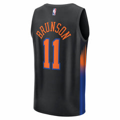 Black Jalen Brunson New York Knicks Fast Break Jersey | NBA