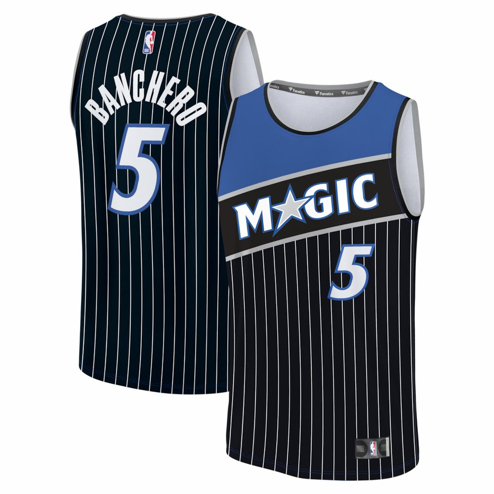 Black Paolo Banchero Orlando Magic Fast Break Jersey | NBA