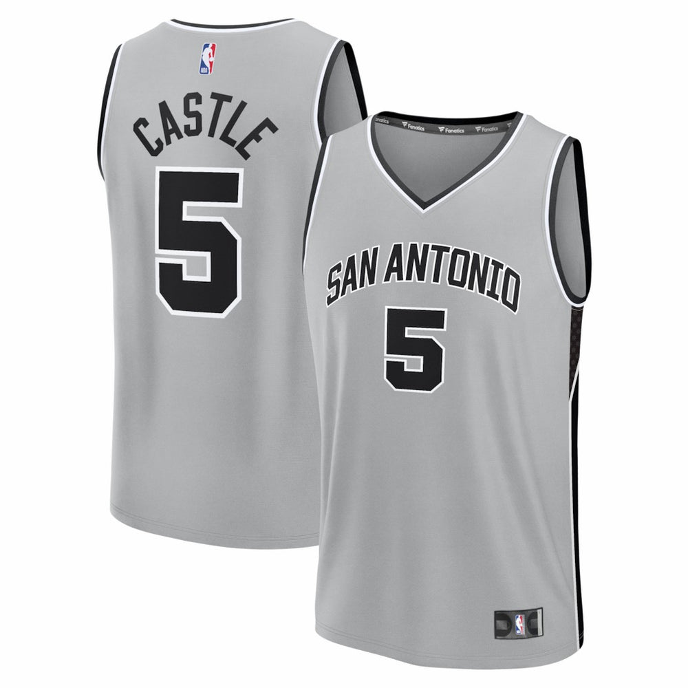Silver Stephon Castle San Antonio Spurs Youth Fast Break Jersey | NBA