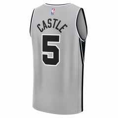 Silver Stephon Castle San Antonio Spurs Youth Fast Break Jersey | NBA