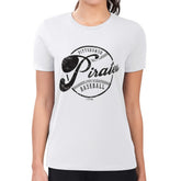 Pittsburgh Pirates G-III 4Her by Carl Banks Women's Super-Slim Fit Lightweight Distressed Baseball Team T-Shirt - MLB T-shirts