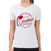 St. Louis Cardinals G-III 4Her by Carl Banks Women's Super-Slim Fit Lightweight Distressed Baseball Team T-Shirt - MLB T-shirts