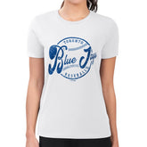 Toronto Blue Jays G-III 4Her by Carl Banks Women's Super-Slim Fit Lightweight Distressed Baseball Team T-Shirt - MLB T-shirts