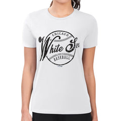 Chicago White Sox G-III 4Her by Carl Banks Women's Super-Slim Fit Lightweight Distressed Baseball Team T-Shirt - MLB T-shirts