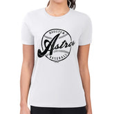 Houston Astros G-III 4Her by Carl Banks Women's Super-Slim Fit Lightweight Distressed Baseball Team T-Shirt - MLB T-shirts