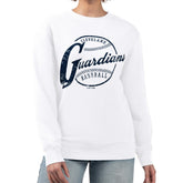 Cleveland Guardians G-III 4Her by Carl Banks Women's Distressed Baseball Team Fleece Pullover Sweatshirt - MLB Pullover