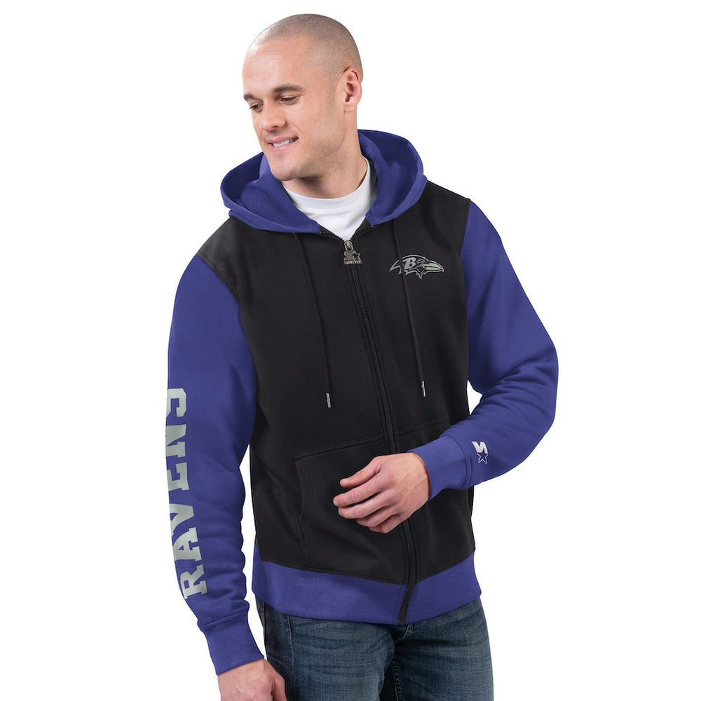 Baltimore Ravens Starter Thursday Night Gridiron Full-Zip Hoodie | NFL Hot