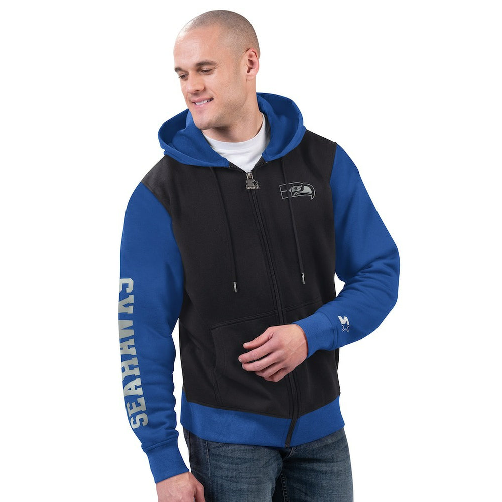 Seattle Seahawks Starter Thursday Night Gridiron Full-Zip Hoodie | NFL Discount