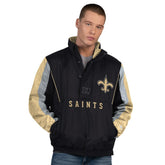 New Orleans Saints Starter Thursday Night Gridiron Half-Zip Jacket | NFL On sale