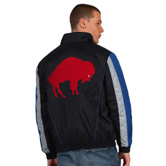 Buffalo Bills Starter Thursday Night Gridiron Vintage Logo Half-Zip Jacket | NFL Outlet