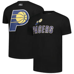 Black Indiana Pacers FISLL Unisex Oversize Logo T-Shirt | NBA
