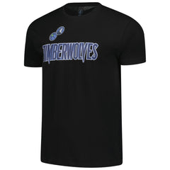 Black Minnesota Timberwolves FISLL Unisex Oversize Logo T-Shirt | NBA