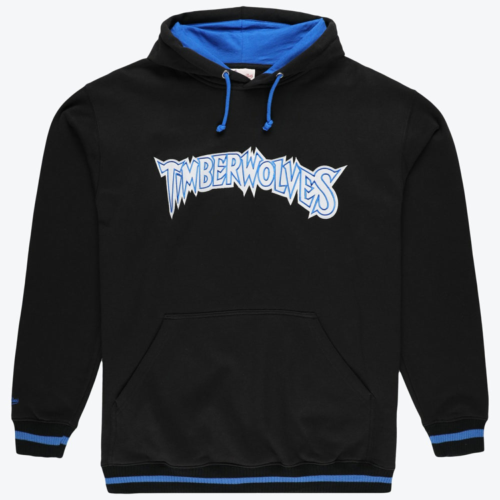 Black Minnesota Timberwolves Hardwood Classics Big & Tall Hoodie | NBA
