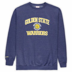 Heather Royal Golden State Warriors Hardwood Classics Big & Tall Crewneck Sweatshirt sale | NBA