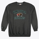Heather Charcoal Memphis Grizzlies Hardwood Classics Big & Tall Crewneck Sweatshirt | NBA
