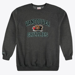 Heather Charcoal Memphis Grizzlies Hardwood Classics Big & Tall Crewneck Sweatshirt | NBA