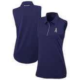 Los Angeles Angels Columbia Women's Tend The Ball Sleeveless Polo - MLB