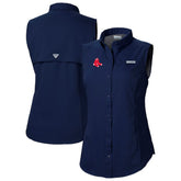 Boston Red Sox Columbia Women's Tamiami Sleeveless Shirt - MLB