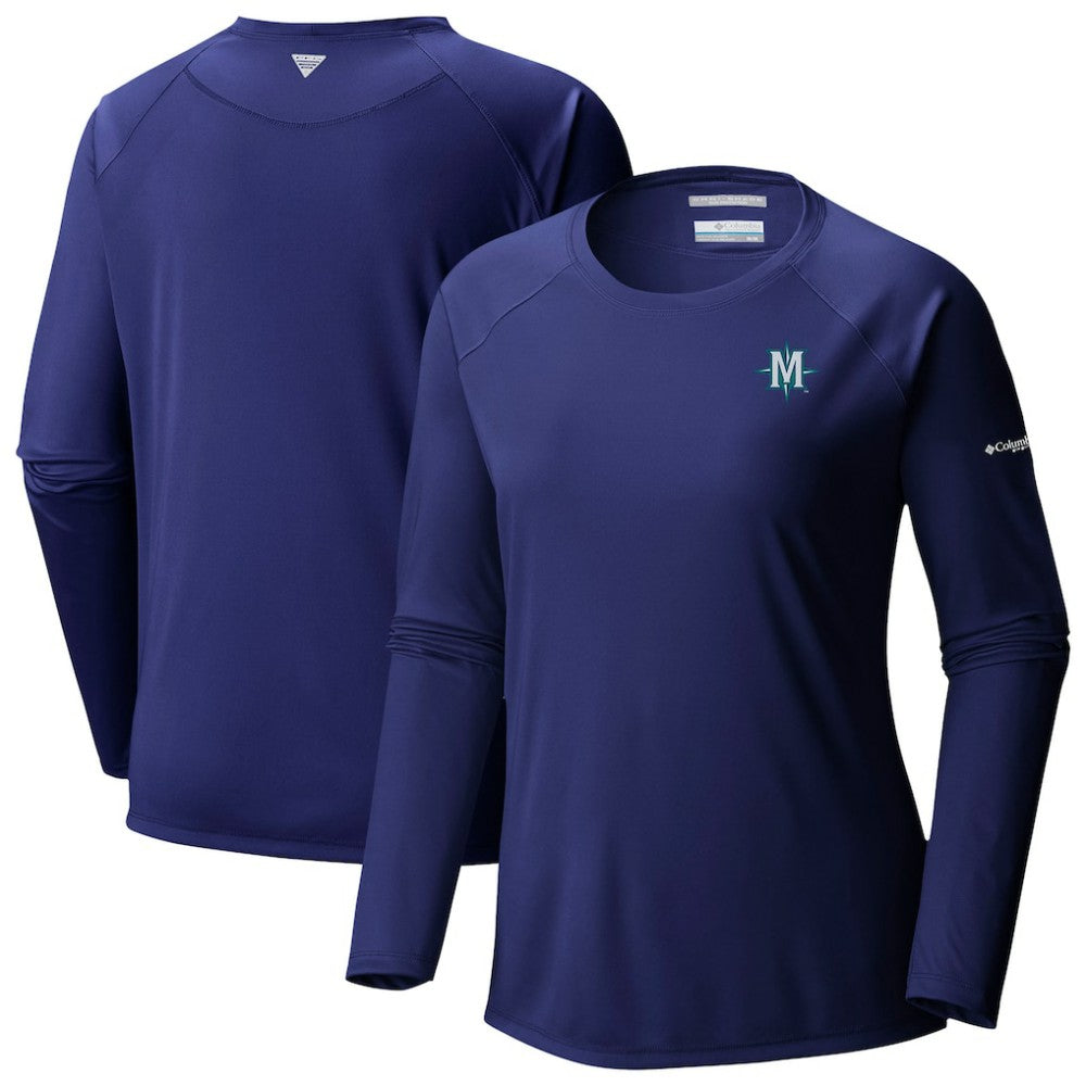 Seattle Mariners Columbia Tidal Tee II Long Sleeve T-Shirt - MLB T-shirts