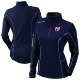 Washington Nationals Columbia Shotgun Quarter-Zip Top - MLB Tops