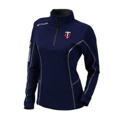 Minnesota Twins Columbia Shotgun Quarter-Zip Top - MLB Tops