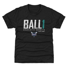 Black LaMelo Ball Charlotte Hornets 500 Level Youth Elite T-Shirt | NBA