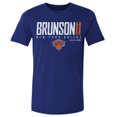 Blue Jalen Brunson New York Knicks 500 Level Elite T-Shirt | NBA