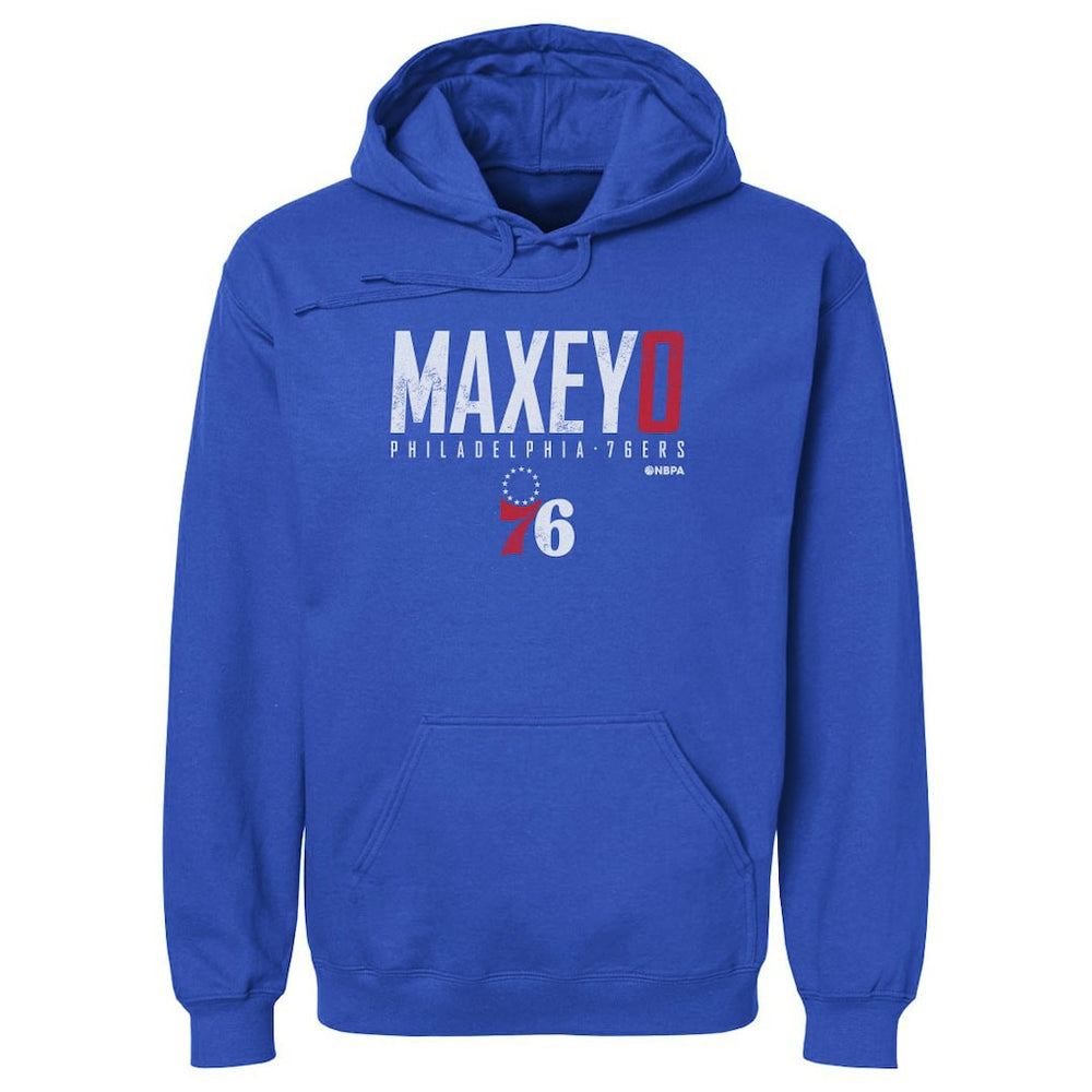 Royal Tyrese Maxey Philadelphia 76ers 500 Level Elite Pullover Hoodie | NBA